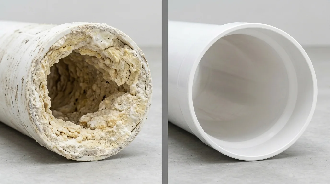 Pipes before and after: Fuugu result